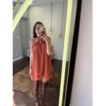 Vestido Chiffon Amarração Pescoço 