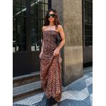 Vestido Tulê Tomara Que Caia - Animal Print