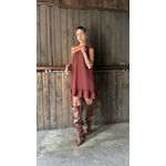 Vestido Assimétrico Um Ombro Só Camélia