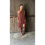 Vestido Assimétrico Um Ombro Só Camélia