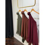 Vestido Assimétrico Um Ombro Só Camélia