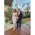 Vestido Alfaiataria Jacquard Luxury - PRATA