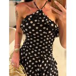 Vestido Poá Curto Patacho 