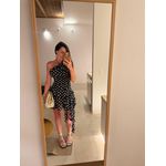 Vestido Poá Curto Patacho 