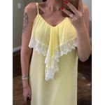 Vestido Chiffon Calm - Amarelo 