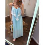 Vestido Chiffon Calm - Azul Bebê