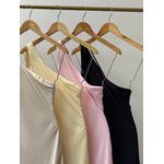 Vestido Cetim Maroca - Preto 