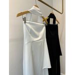 Vestido Tomara que Caia Echarpe Vicky - Preto 