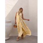 Vestido Positano - Amarelo Manteiga 
