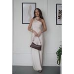 Vestido Cetim Maroca - Champanhe