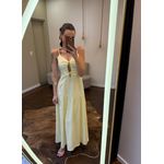 Vestido Heloísa - Amarelo Manteiga