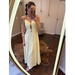 Vestido Heloísa - Amarelo Manteiga
