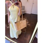 Vestido Malu Alfaiataria Marrant - Amarelo Manteiga 