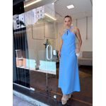 Vestido Malu Alfaiataria Marrant - Azul