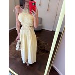 Vestido Guipir Marcelle - Amarelo Manteiga