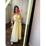Vestido Guipir Marcelle - Amarelo Manteiga
