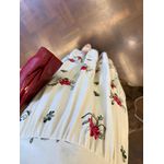 Vestido Linho Meia-Taça Bordado