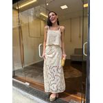 Conjunto Guipir - Saia e Top - Select Edition - Baunilha