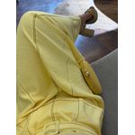 Vestido Pesponto Alfaiataria Marrant - Amarelo