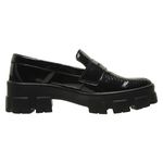 Mocassim Feminino Tratorado Verniz Preto