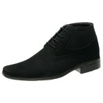 Bota Social Clássica Masculina Nobuck Preto