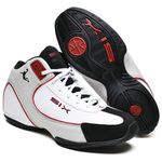 Tênis De Basquete Charge Branco, Cinza e Vermelho