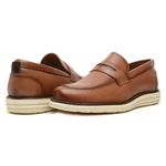 Sapato Casual Oxford Masculino Loafer Caramelo