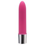 VIBRADOR PERSONAL MÉDIO AVELUDADO ROSA 14,5CM