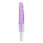 VIBRADOR GLANDE JELLY ROXO 