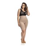 3023 Cinta Modeladora Yoga com Pernas e Cós Alto 