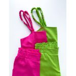 Cropped Linho- Pink