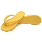 Chinelo Sandália Moda Tipo Melissa Flip Flop Lançamento Amarelo Conforável