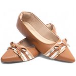 Sapatilha Feminina Bico Fino - 119B Caramelo