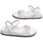 Sandália Papete Birken Off White