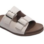 Sandália Papete Birken Off White