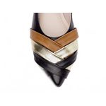 Sapatilha Mocassim Feminino Bico Fino Preto
