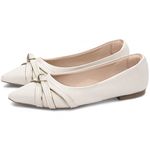 Sapatilha Feminina Bico Fino Off White