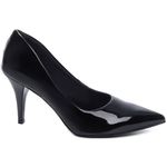 Sapato Scarpin Salto Fino Médio - Preto