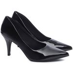 Sapato Scarpin Salto Fino Médio - Preto