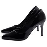 Sapato Scarpin Salto Fino Alto - Preto