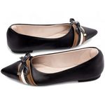 Sapatilha Feminina Bico Fino Preto