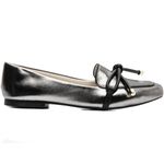 Mocassim Feminino Rasteiro Prata Velho