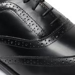 Sapato Social Oxford Cromo Argentino Preto