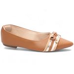 Sapatilha Feminina Bico Fino - 119B Caramelo