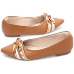 Sapatilha Feminina Bico Fino - 119B Caramelo