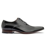 Sapato Social Masculino Oxford Couro Cromo Preto