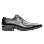 Sapato Masculino Derby Italiano Couro Preto