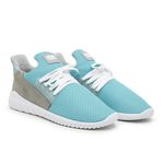 Tênis Caminhada Feminino Confortável Azul Celeste 15002