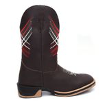 Bota Masculina Country Bordada Johnny Cash Solado Ecco Borracha