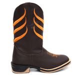 Bota Masculina Country Bordada Johnny Cash Solado Ecco Borracha 